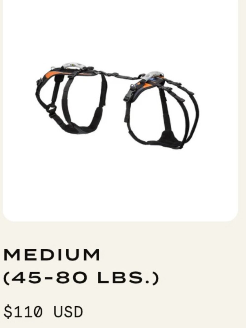 Help 'Em Up Dog Harness, plus optional Walking Handle, for dogs 45-80 pounds - Picture 3 of 7